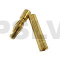 Q-C-0020   Quantum Φ4.0 mm Gold Plated Bullet Connectors Easy Solder  
